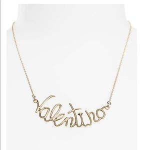 (Black Friday Price Drop)Valentino Script Necklace